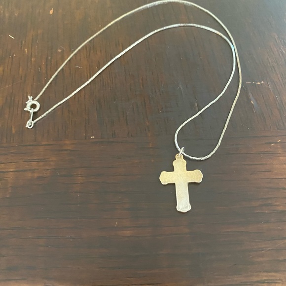 3 costume necklaces glass bead and cross - Picture 11 of 16